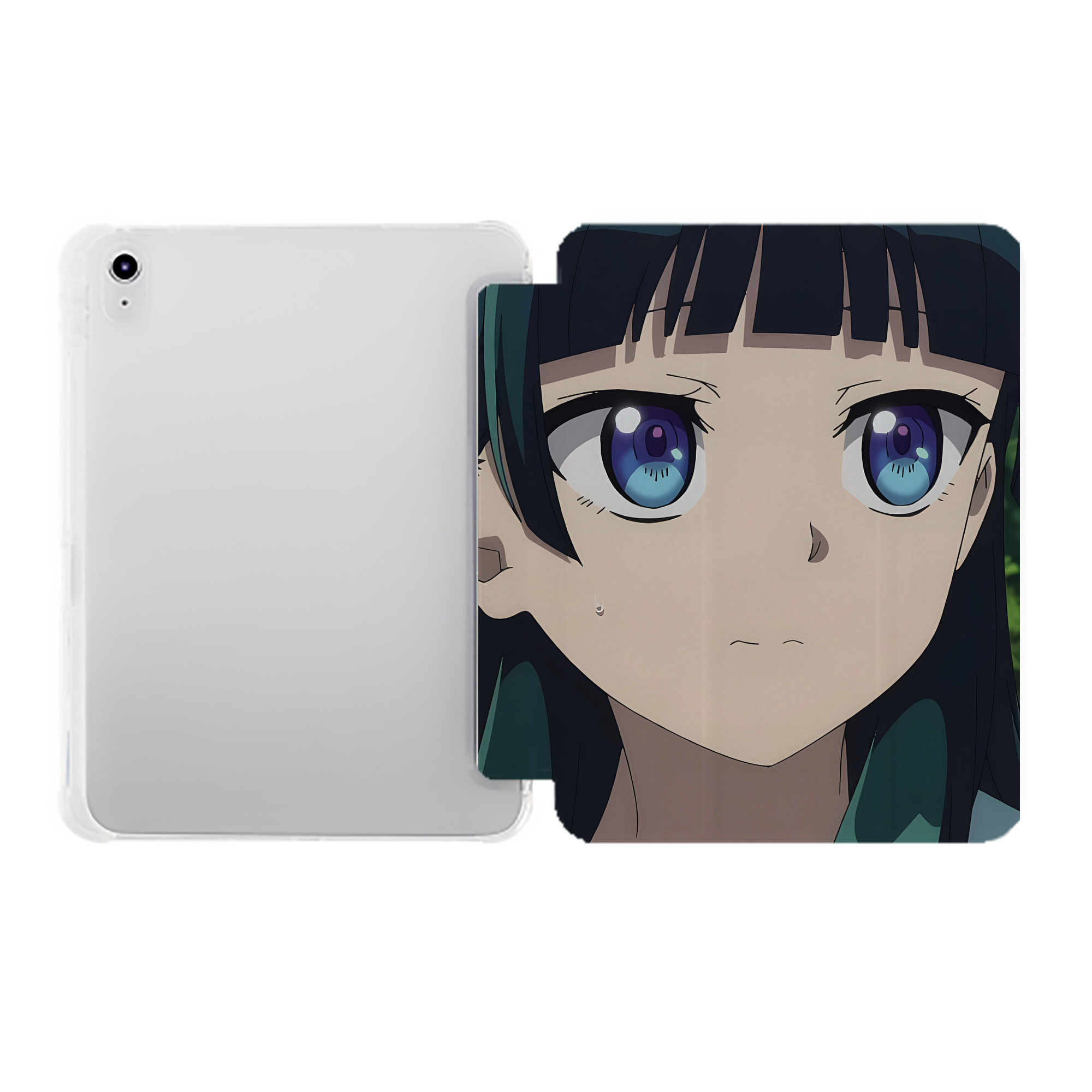 （画像用） 薬屋のひとりごと The Apothecary Diaries IPad ケース ペン収納付き 三つ折りスタンド PUレザー×シリコン 対応機種9.5/10.5/10.9インチ